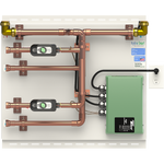 HS1T2ZZV - 1 Temp, 2 Zone by Valve Zoning Panel