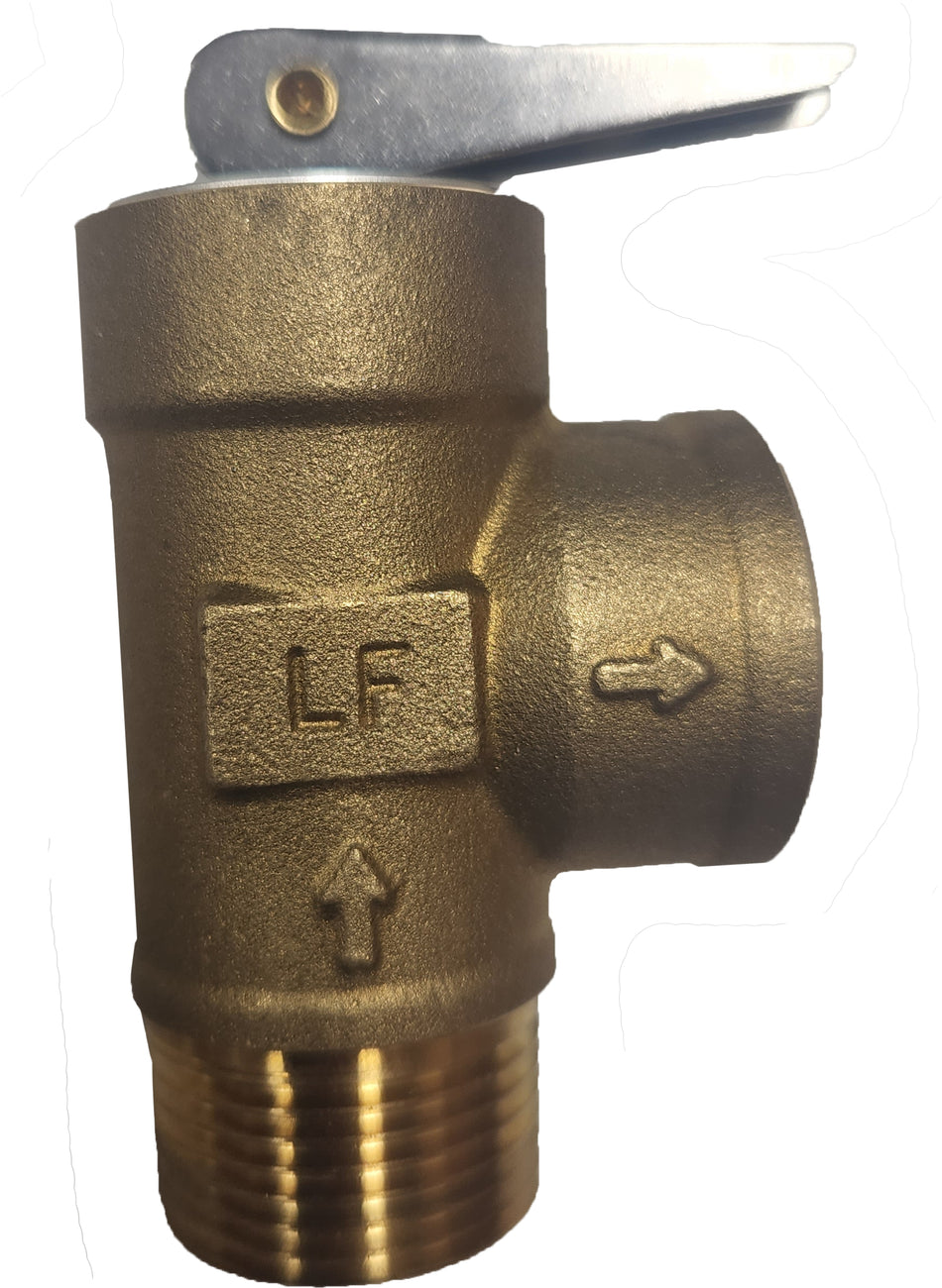 Pressure Relief Valve, 30 PSI, 3/4 NPT, Lead Free